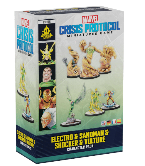 Marvel Crisis Protocol Electro & Sandman & Shocker & Vulture image 0